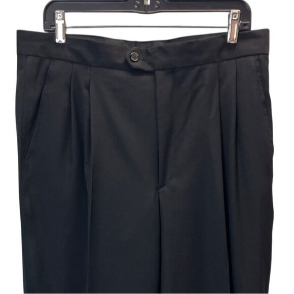 Vito Rufolo Mens Black Wool Super 120s 2 - Piece Tuxedo Suit Made In Italy - Picture 9 of 12